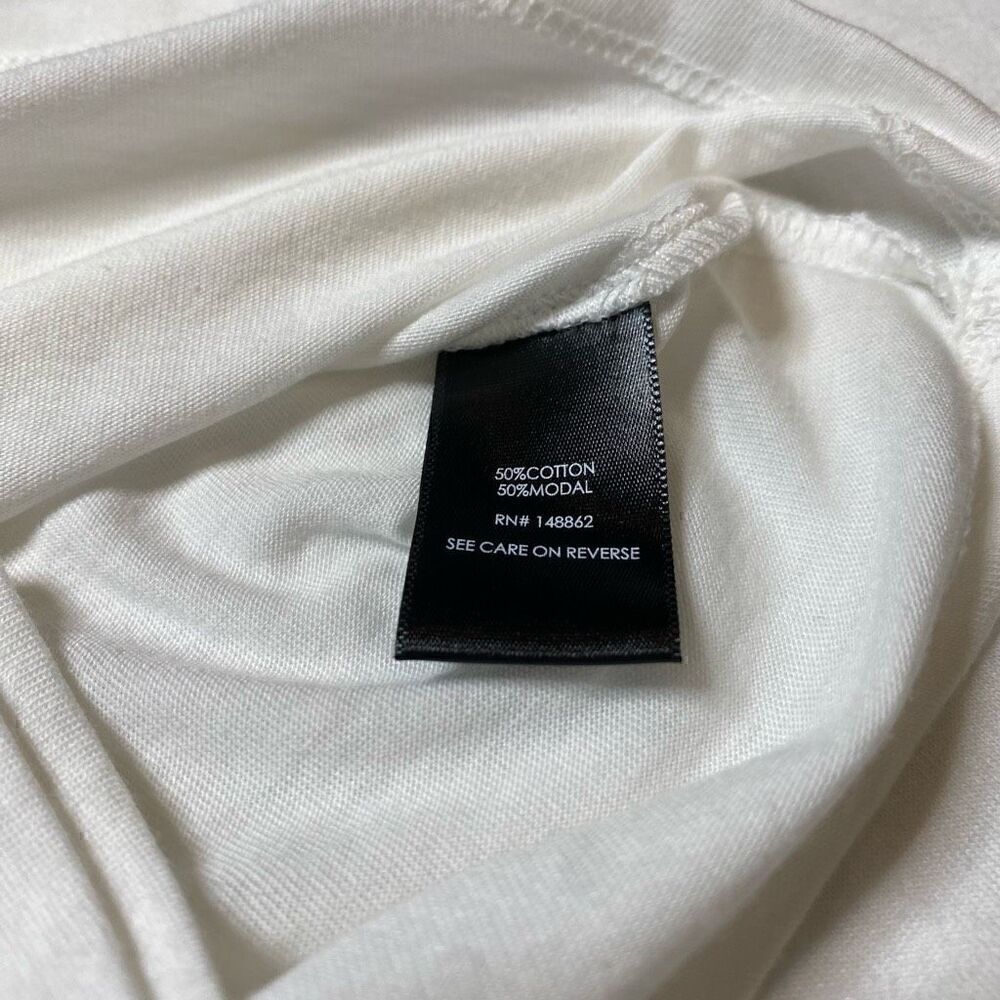 Torrid White Long Sleeve Tshirt Basic Top Tunic Size 4X Stretch Pristine Cond. - Picture 6 of 9